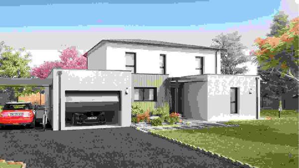 Maison neuve à Bain-de-Bretagne avec 5 chambres sur terrain de 537m2 - image 2