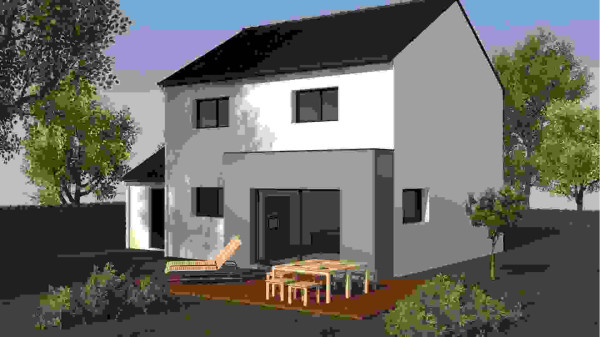 Maison neuve à Châteaubourg avec 3 chambres sur terrain de 328m2 - image 2