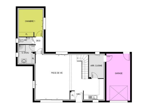Plan (maison 296)