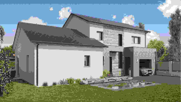 Maison neuve à Assérac avec 4 chambres sur terrain de 703m2 - image 2