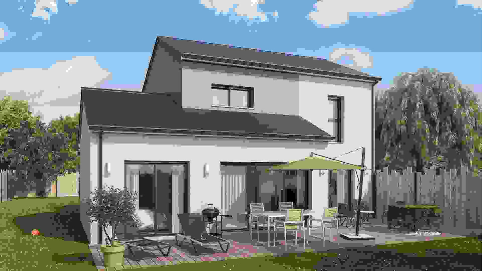 Maison neuve à Bain-de-Bretagne avec 4 chambres sur terrain de 537m2 / image 3