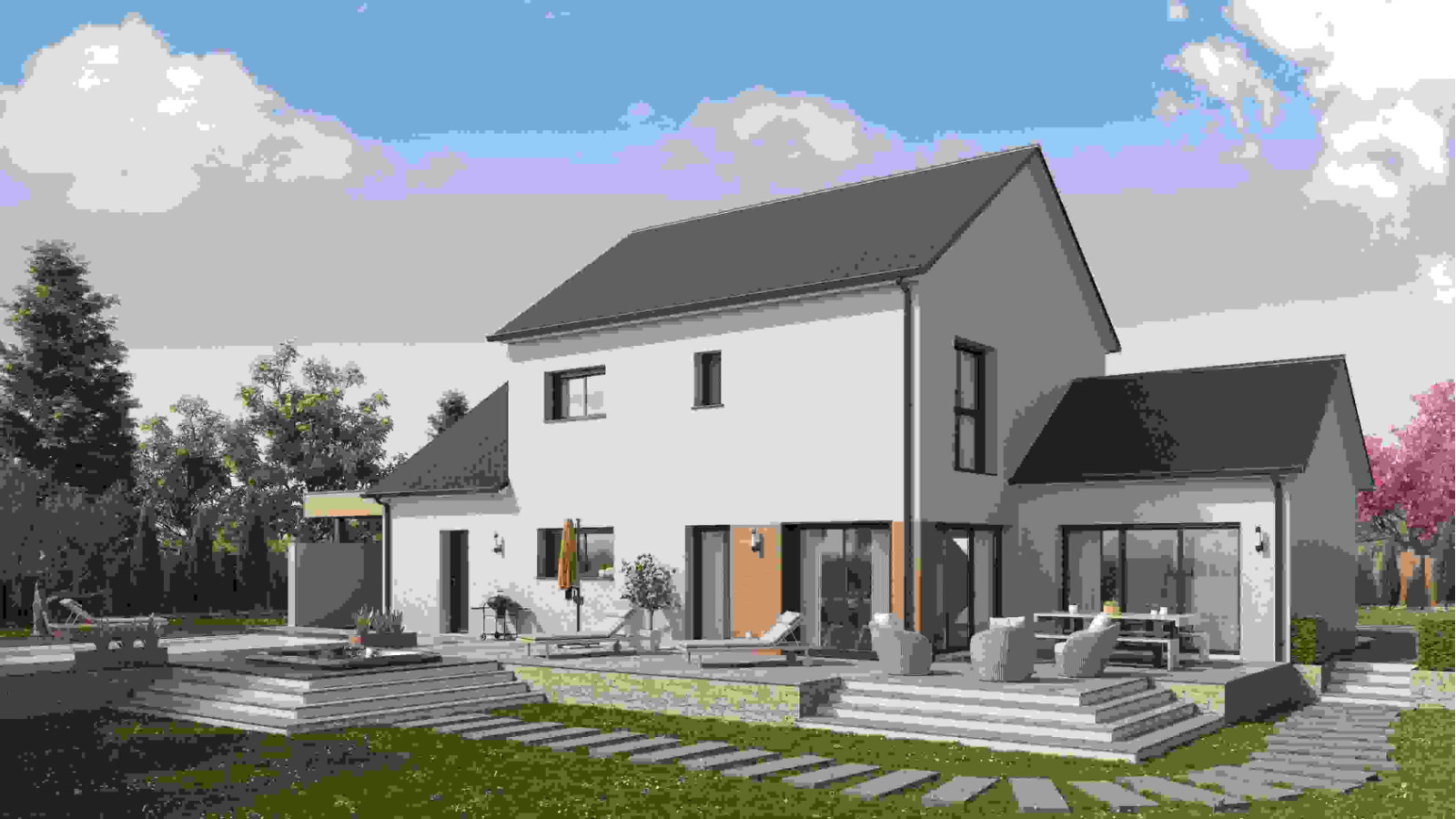 Maison neuve à Assérac avec 4 chambres sur terrain de 703m2 / image 3