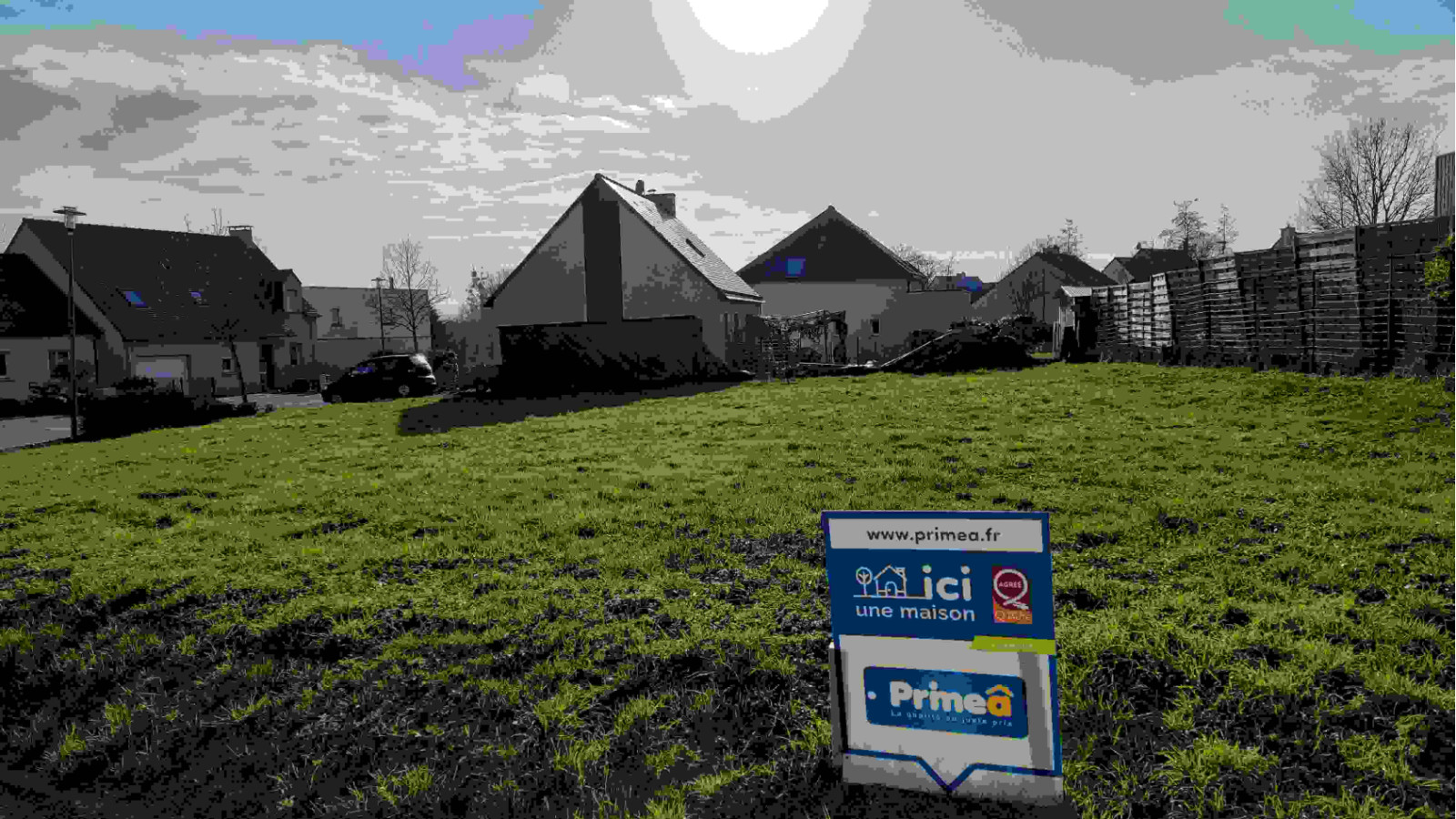 Terrain constructible de 400m2 à Saint-Aubin-des-Landes