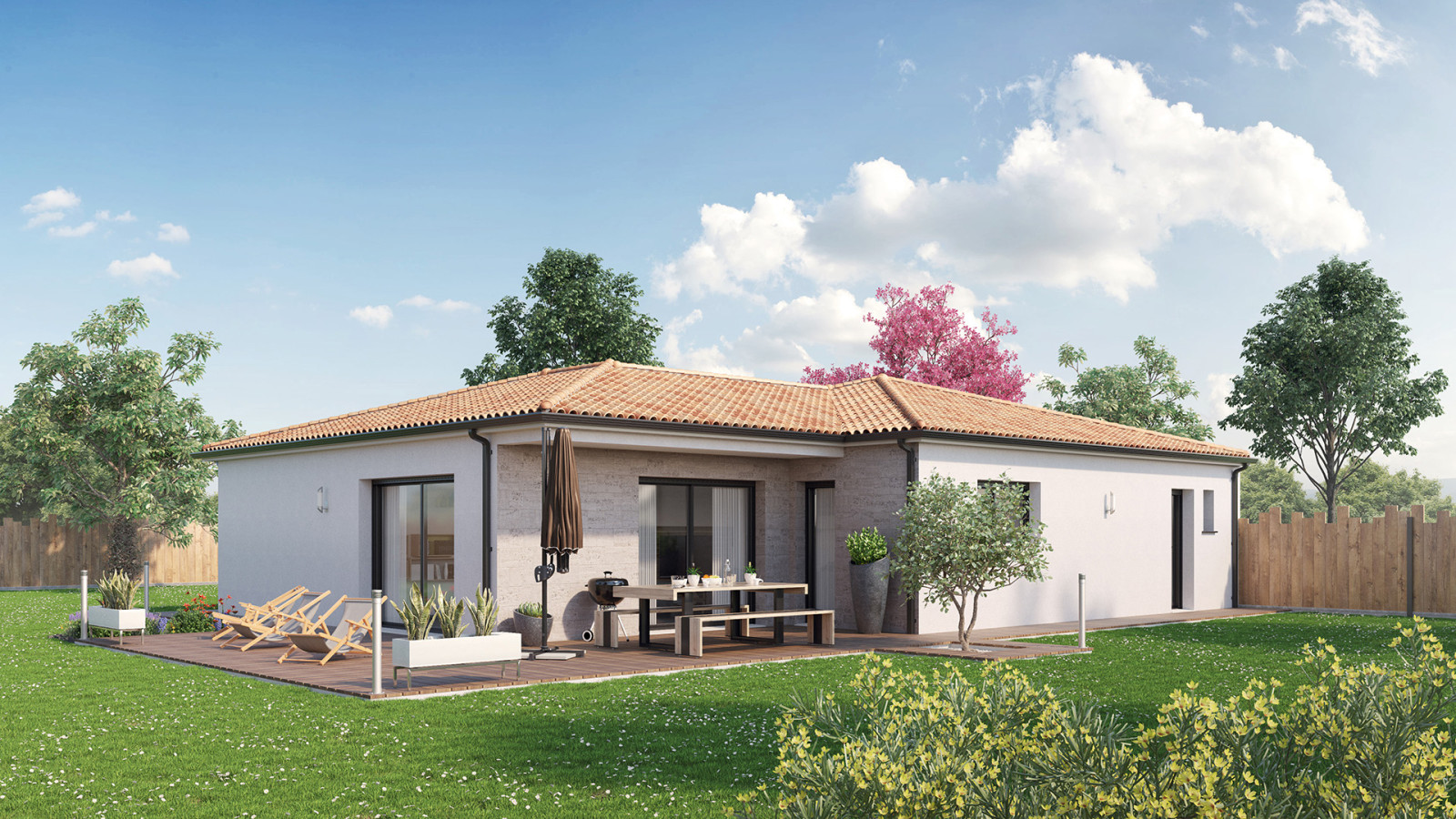 Maison neuve à Brains avec 3 chambres sur terrain de 1000m2 / image 2