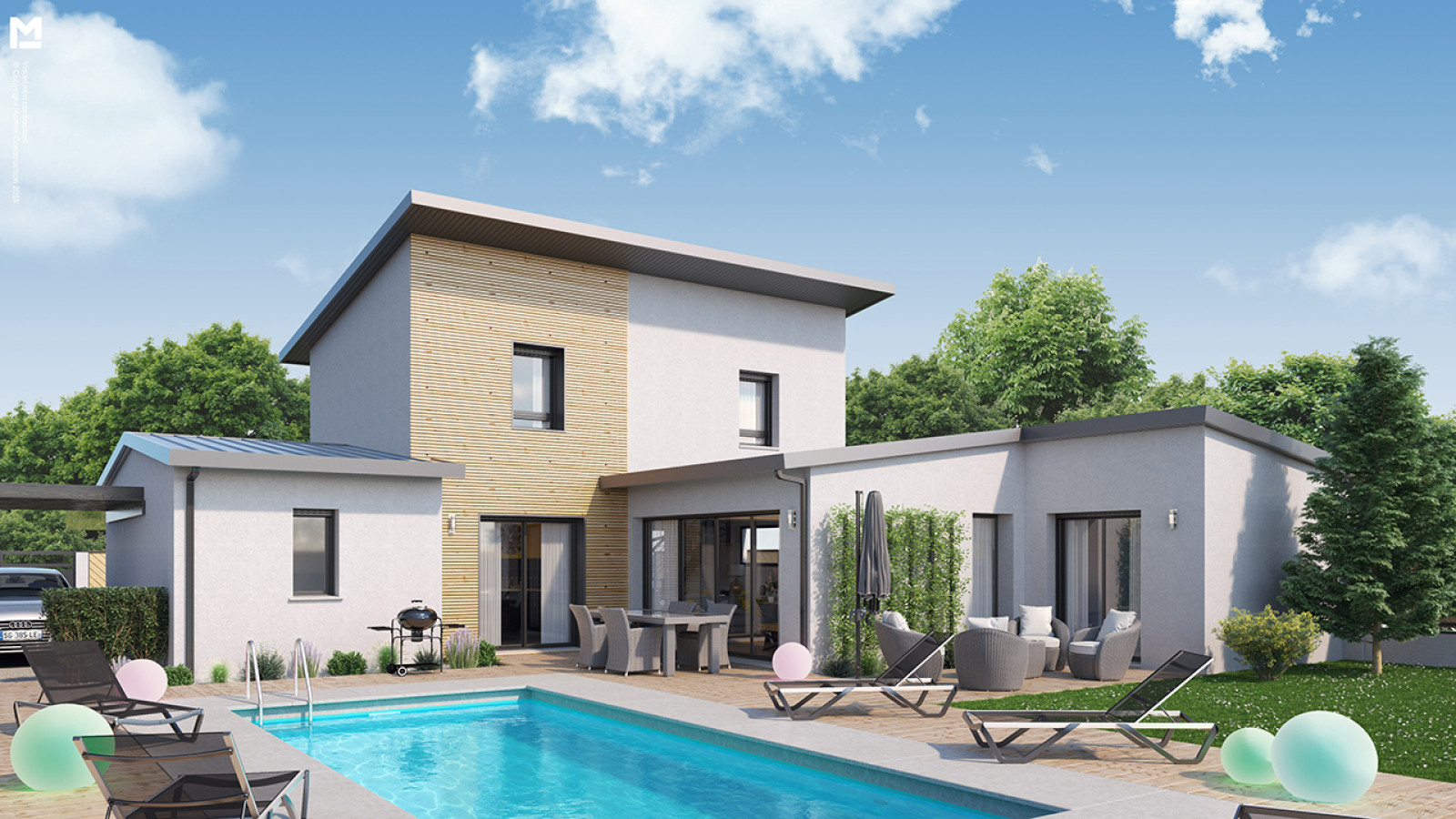 Maison neuve à Baulon avec 4 chambres sur terrain de 510m2 / image 2