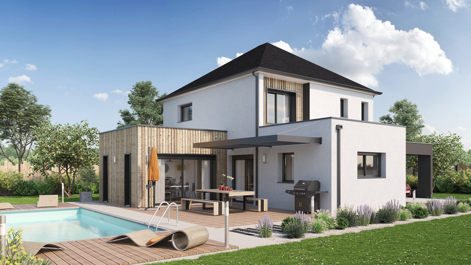 Maison neuve à Marsac-sur-Don avec 4 chambres sur terrain de 600m2 / image 2