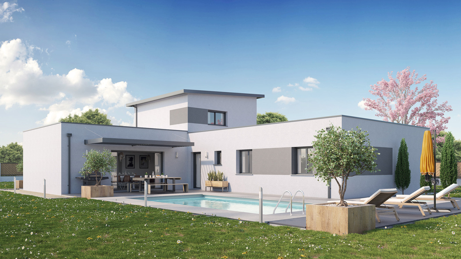 Maison neuve à Baulon avec 5 chambres sur terrain de 510m2 / image 2
