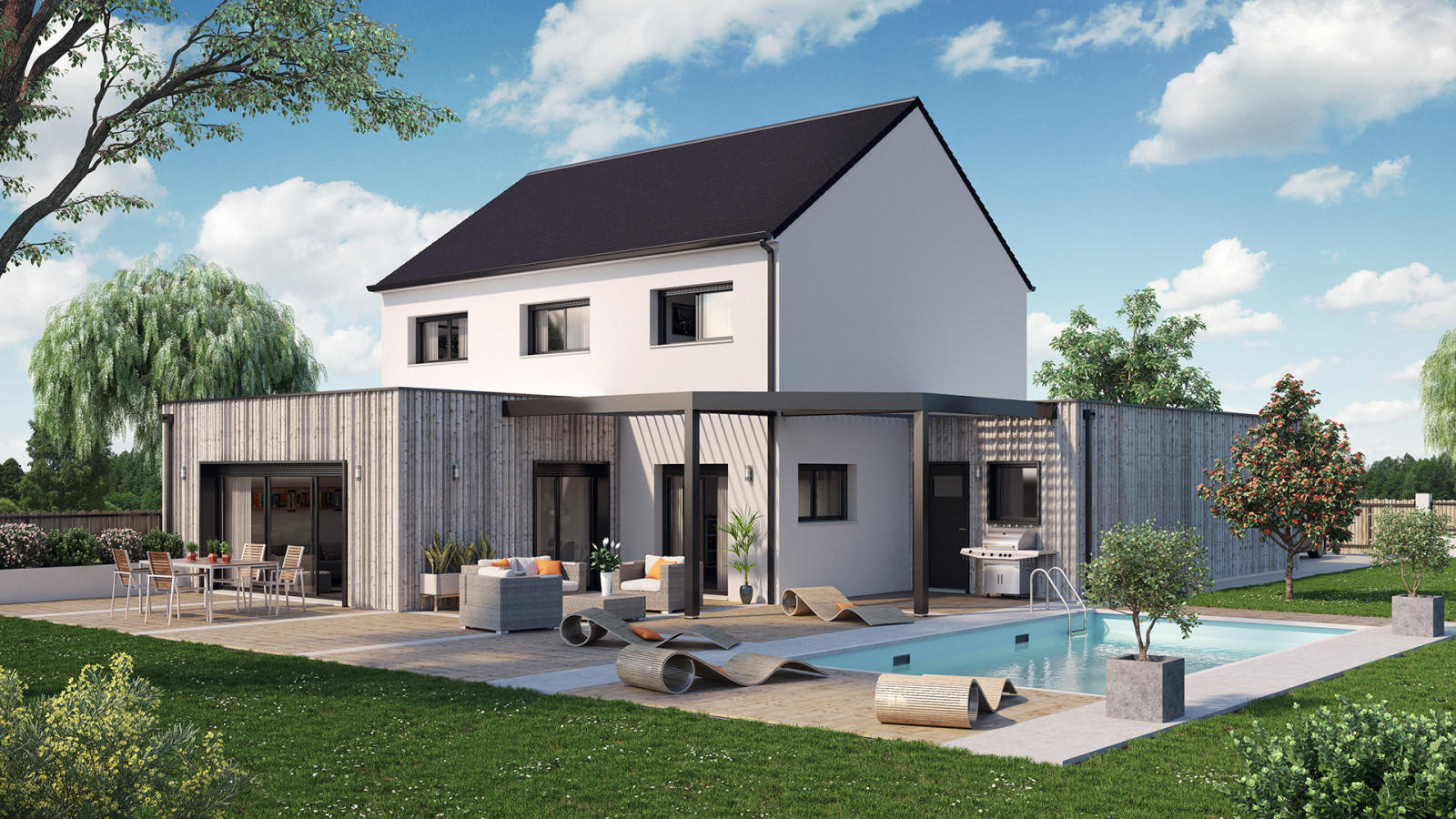 Maison neuve à Marsac-sur-Don avec 5 chambres sur terrain de 600m2 / image 2