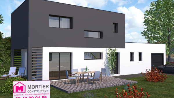 Maison neuve à Saint-Senoux avec 4 chambres sur terrain de 500m2 - image 1