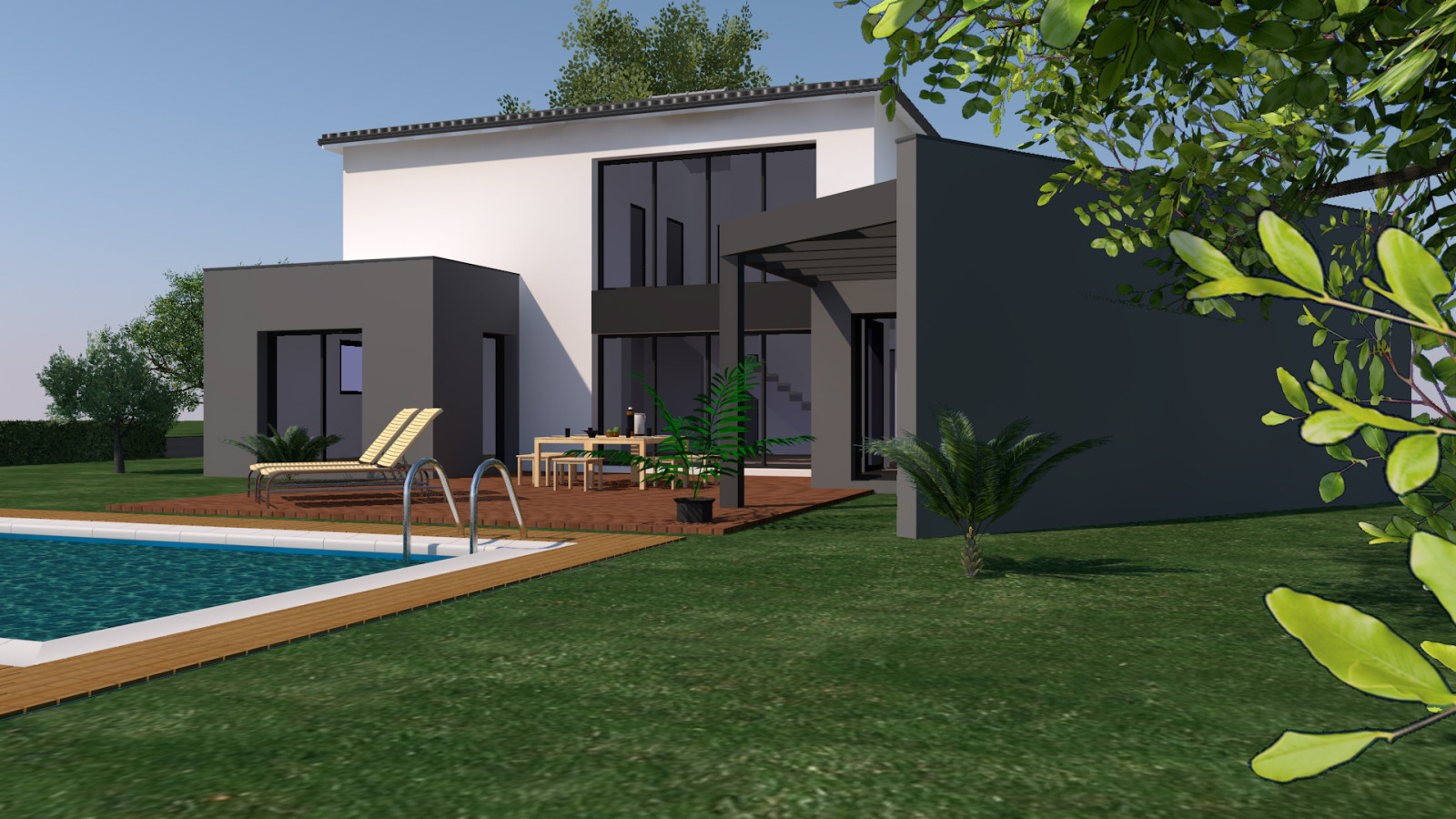 Maison neuve à Pontchâteau avec 4 chambres sur terrain de 676m2 / image 2