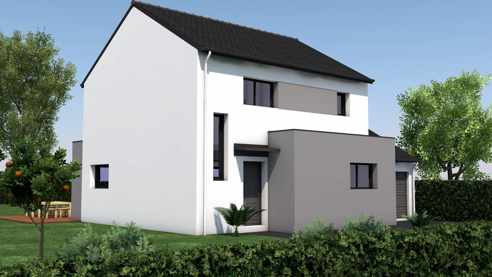 Maison neuve à Châteaubourg avec 3 chambres sur terrain de 328m2 / image 2