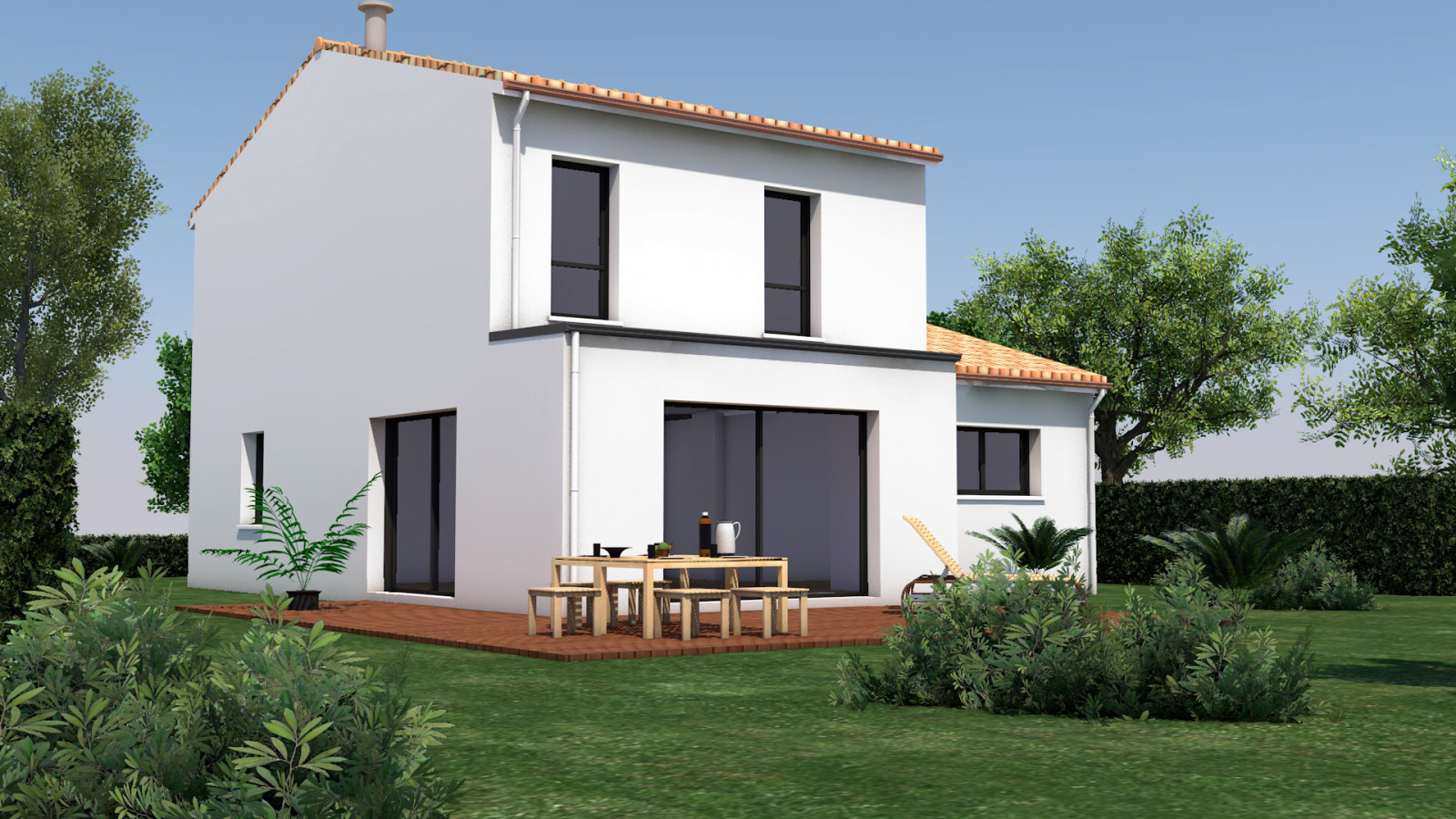 Maison neuve à Clisson avec 4 chambres sur terrain de 350m2 / image 2